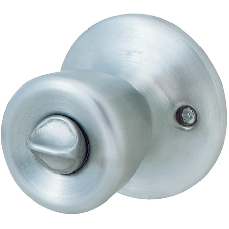 Steel Pro Satin Chrome Bed & Bath Door Knob TR610B